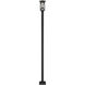 Brookside 1 Light 109.75 inch Black Outdoor Post Mounted Fixture