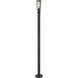 Helix 1 Light 88.75 inch Black Outdoor Post Mounted Fixture