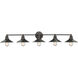 Casa 5 Light 46 inch Olde Bronze Vanity Wall Light in Olde Bronze Steel