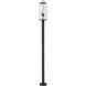 Sana 3 Light 100.25 inch Black Outdoor Post Mounted Fixture