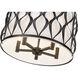 Harden 5 Light 18.25 inch Matte Black Pendant Ceiling Light