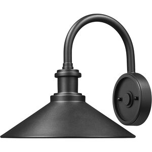 RLM 1 Light 11.25 inch Sand Black Outdoor Wall Light