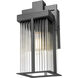 Fortis 1 Light 13 inch Sand Black Outdoor Wall Light