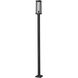 Glenwood 1 Light 114 inch Black Outdoor Post Mounted Fixture