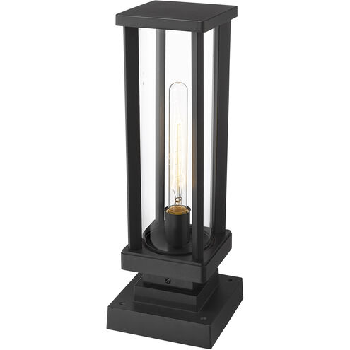 Glenwood 1 Light 17.5 inch Black Outdoor Pier Mounted Fixture