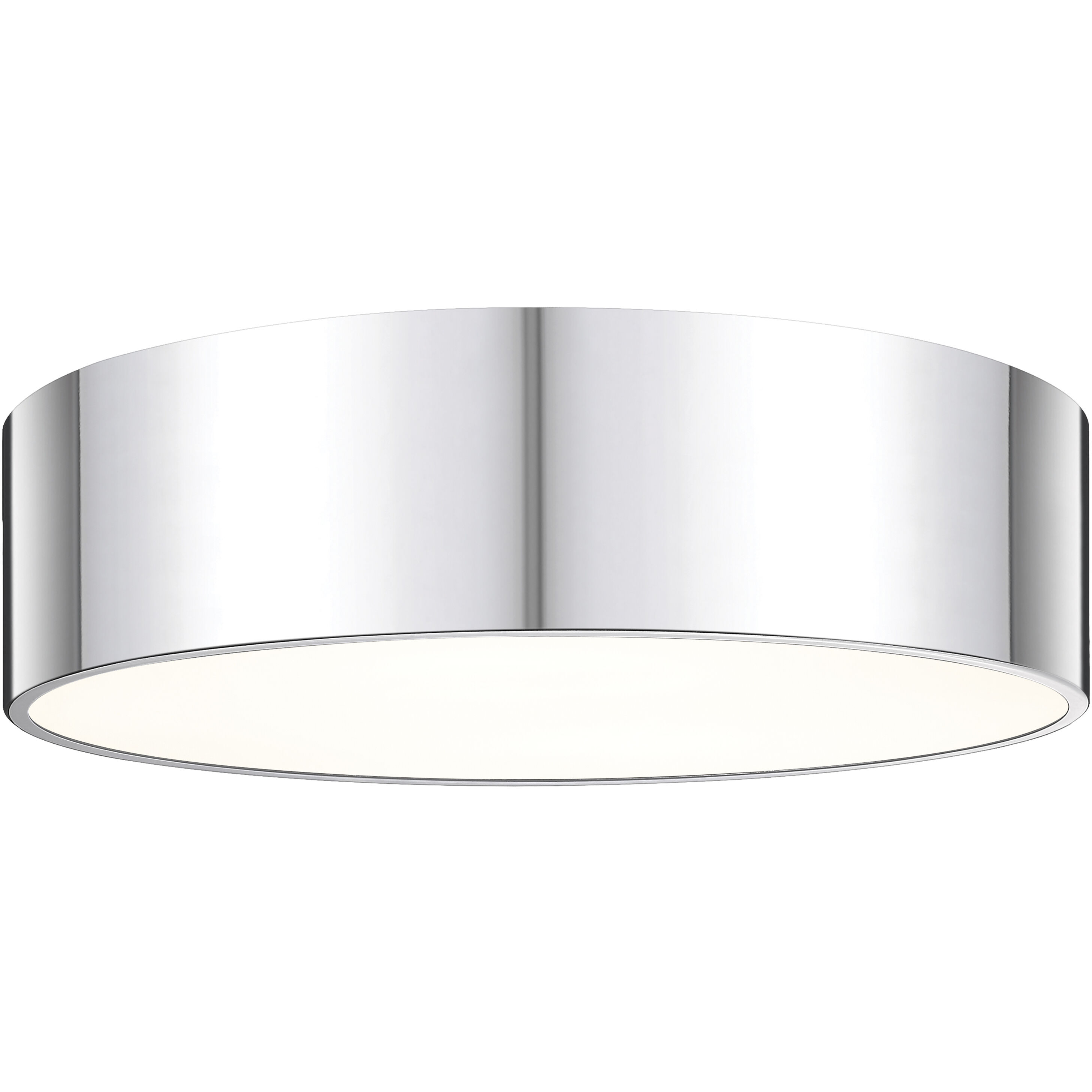 Harley 4 Light 20 inch Chrome Flush Mount Ceiling Light