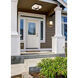 Sana 4 Light 12 inch Black Outdoor Flush Mount