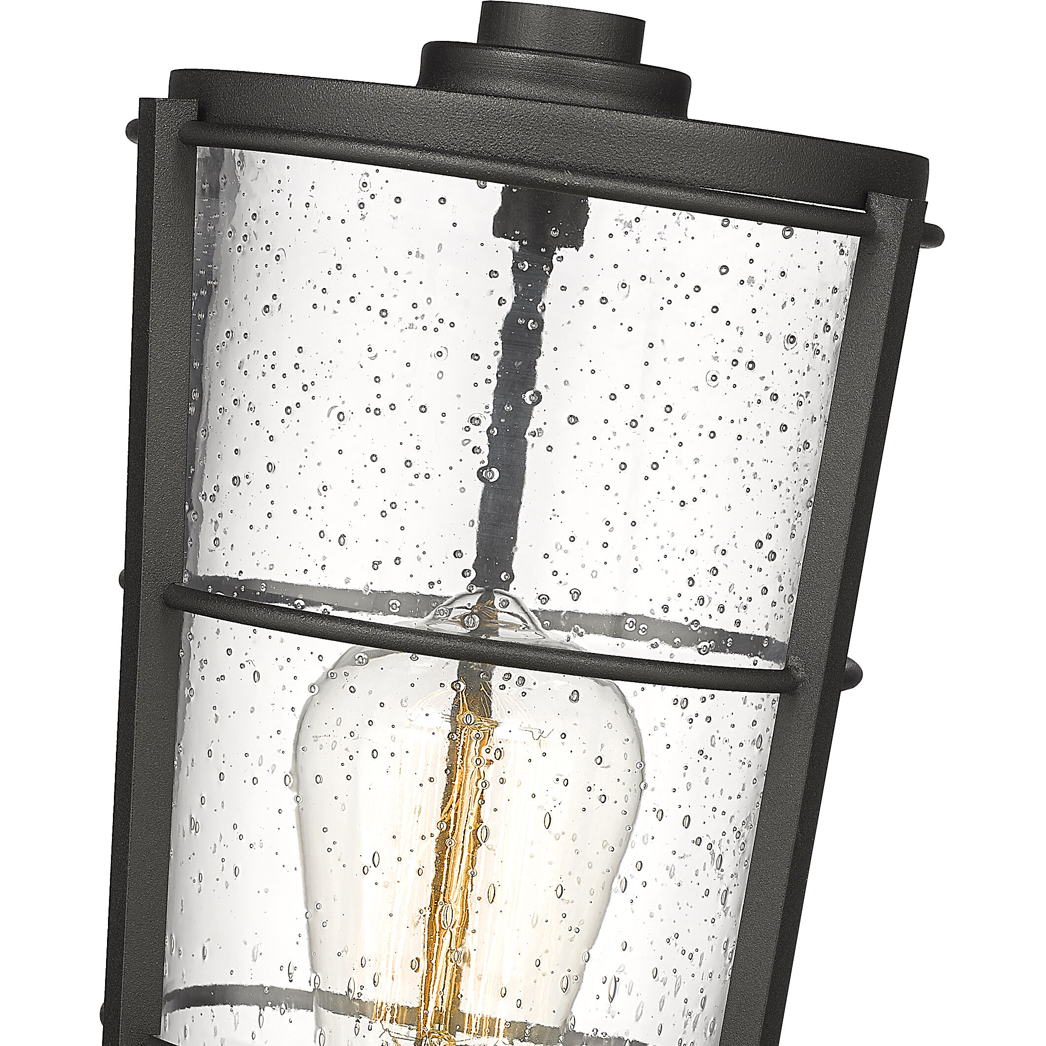 Helix 1 Light 15.25 inch Black Outdoor Post Mount Fixture