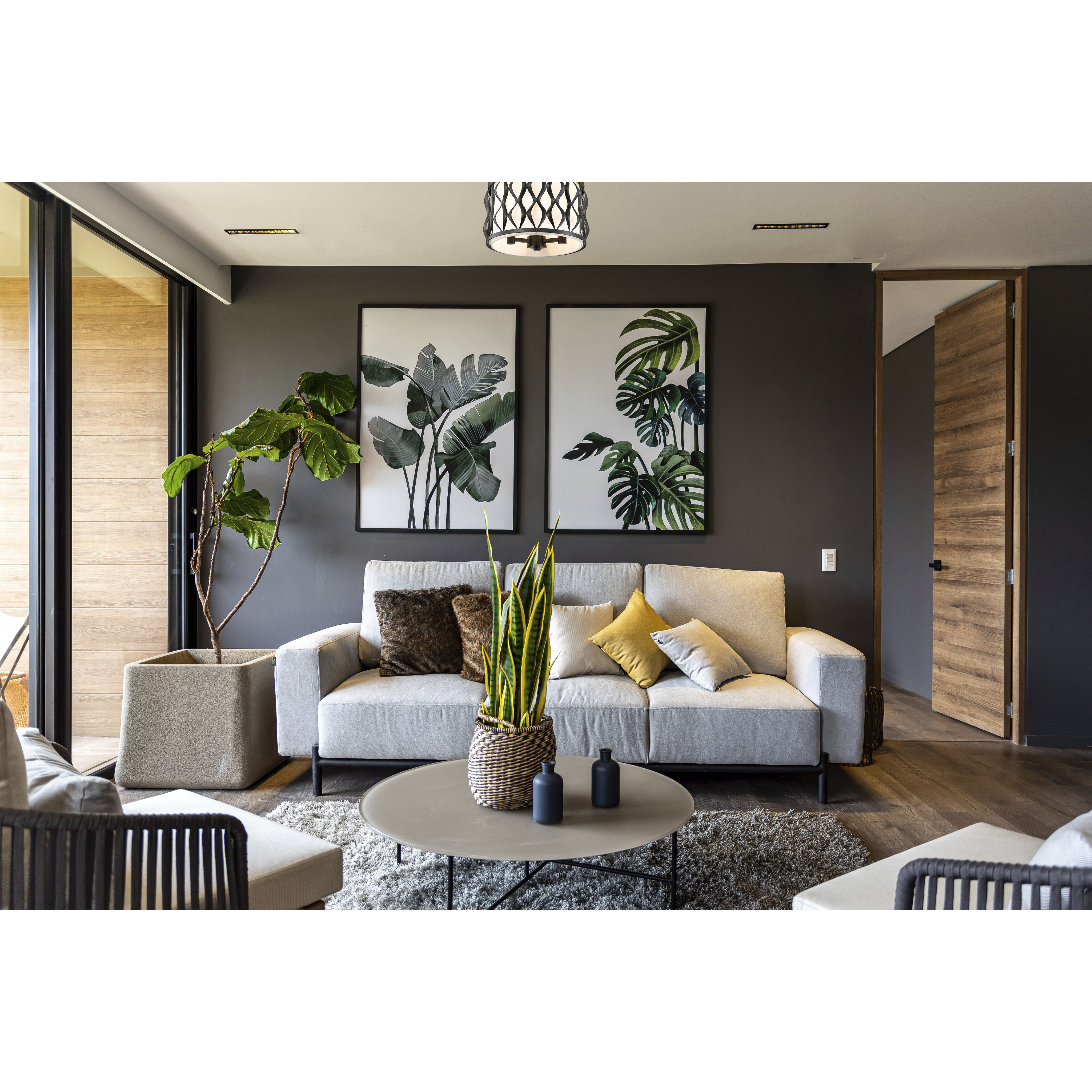 Harden 3 Light 12.25 inch Matte Black Flush mount Ceiling Light