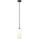 Monty 1 Light 5.25 inch Matte Black Pendant Ceiling Light
