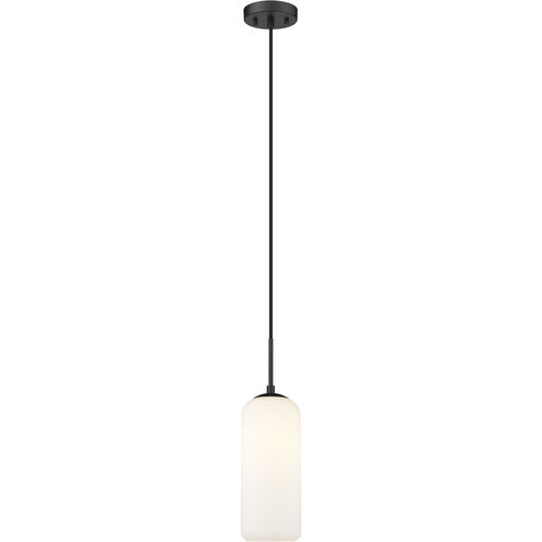 Monty 1 Light 5.25 inch Matte Black Pendant Ceiling Light