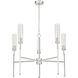 Esme 5 Light 32 inch Brushed Nickel Chandelier Ceiling Light