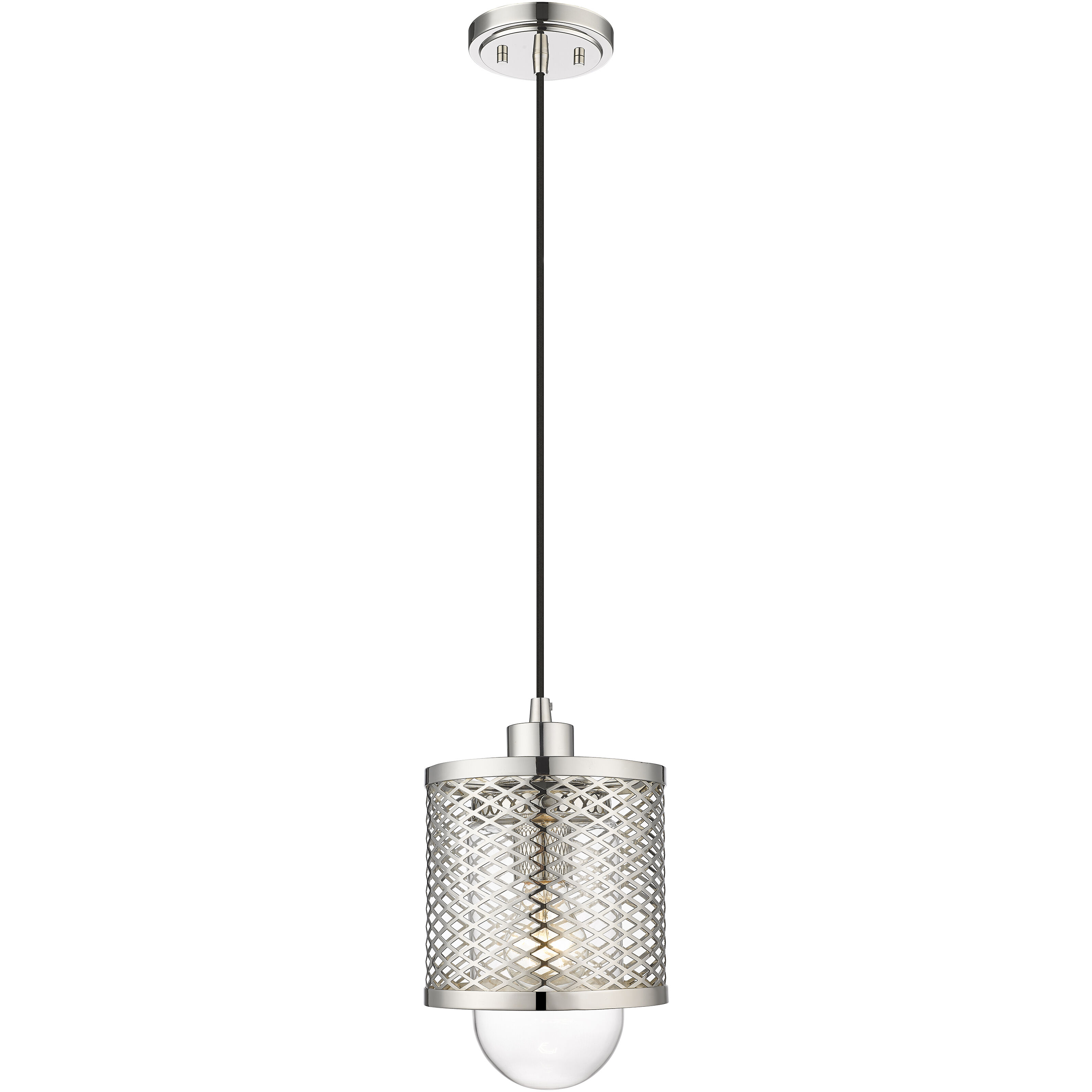 Kipton 1 Light 6 inch Polished Nickel Pendant Ceiling Light