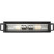 Titania 2 Light 24 inch Black and Brushed Nickel Vanity Wall Light