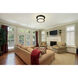Sonna 3 Light 15.5 inch Matte Black Flush Mount Ceiling Light