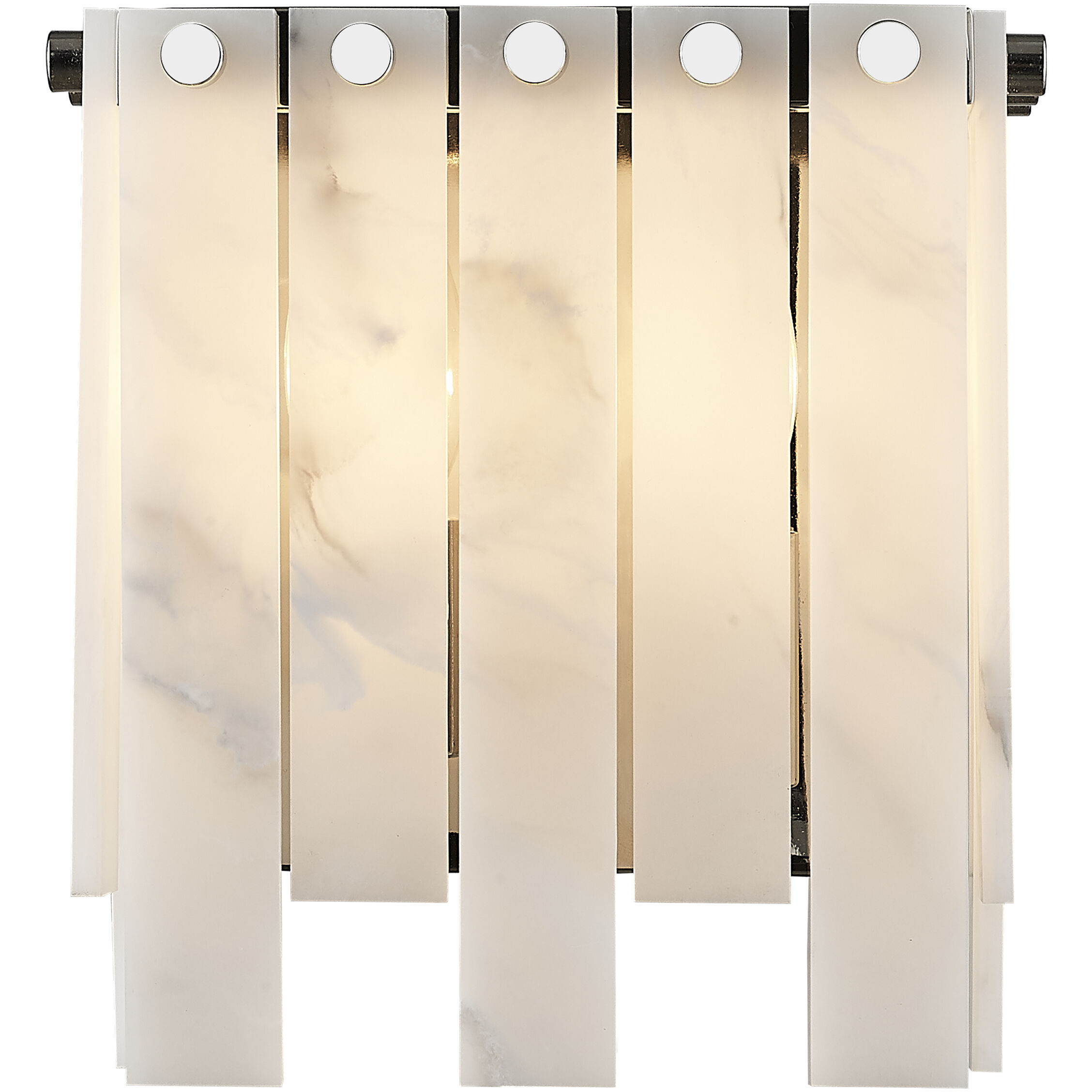 Viviana 2 Light 7.5 inch Polished Nickel Wall Sconce Wall Light