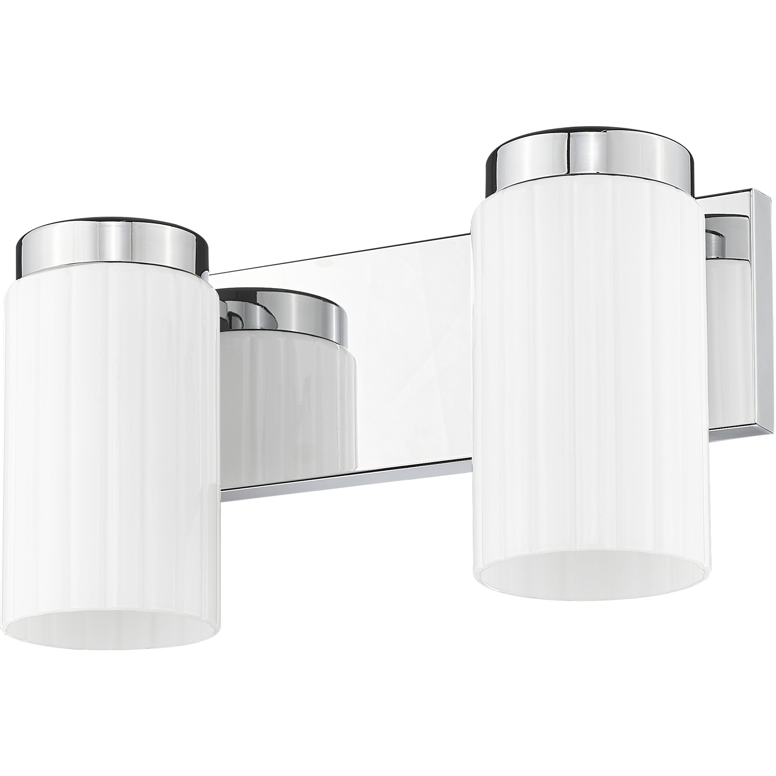 Burk 2 Light 13.75 inch Chrome Bath Vanity Light Wall Light