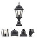 Wakefield 1 Light 24 inch Black Outdoor Pier Mounted Fixture