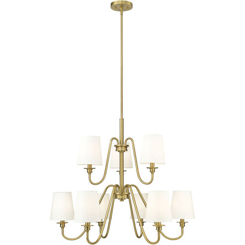 Gianna 9 Light 32 inch Modern Gold Chandelier Ceiling Light