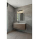 Bennington 3 Light 22.25 inch Matte Black Vanity Wall Light
