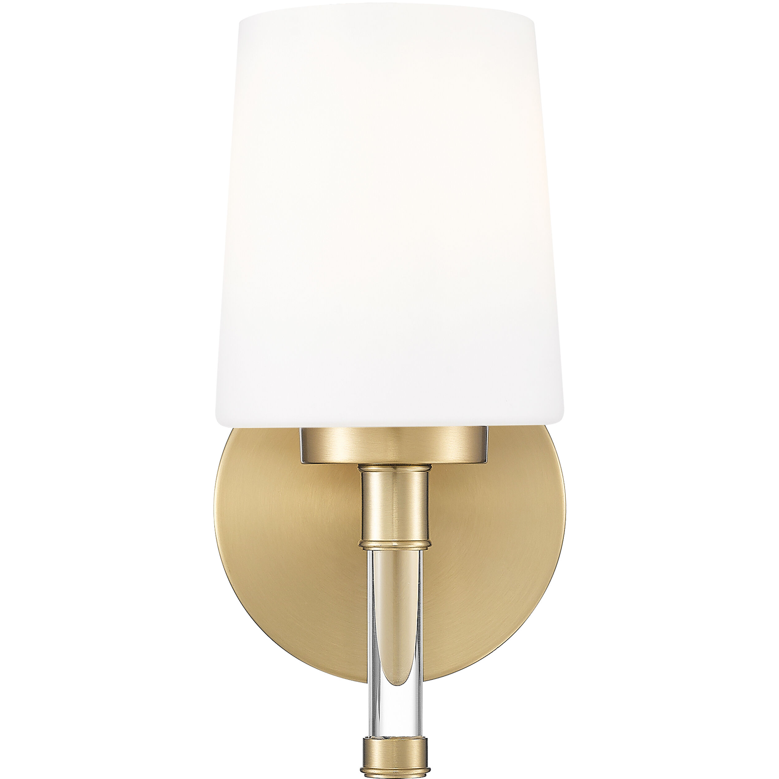 Henri Vanity Wall Light in Modern Gold