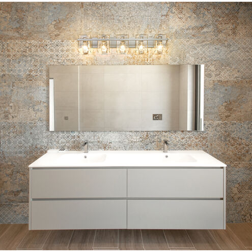 Bennington 5 Light 36.25 inch Brushed Nickel Vanity Wall Light