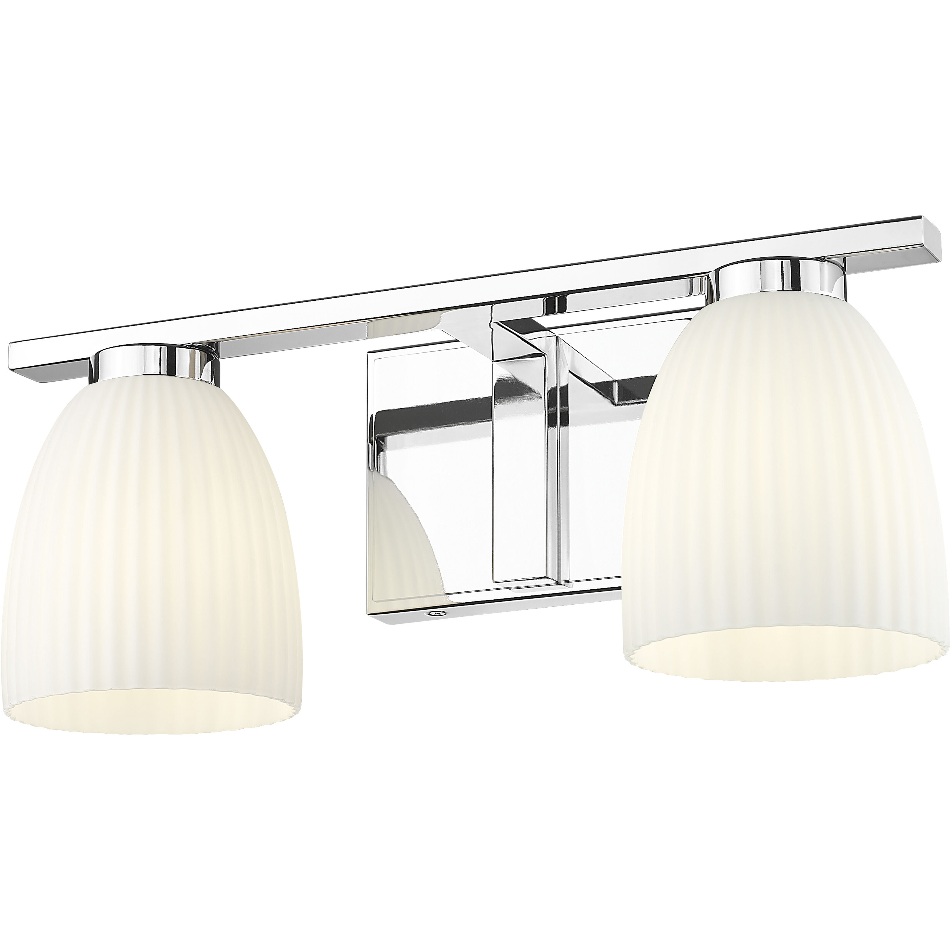 Naya 2 Light 16 inch Chrome Bath Vanity Light Wall Light