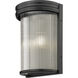 Carnaby 2 Light 8 inch Matte Black Wall Sconce Wall Light