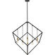 Vertical 7 Light 44 inch Bronze and Olde Brass Chandelier Ceiling Light