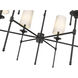 Emily 9 Light 38 inch Matte Black Chandelier Ceiling Light