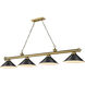 Cordon 4 Light 15.00 inch Billiard Light
