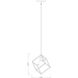 Vertical 1 Light 11.25 inch Matte Black and Brushed Nickel Pendant Ceiling Light