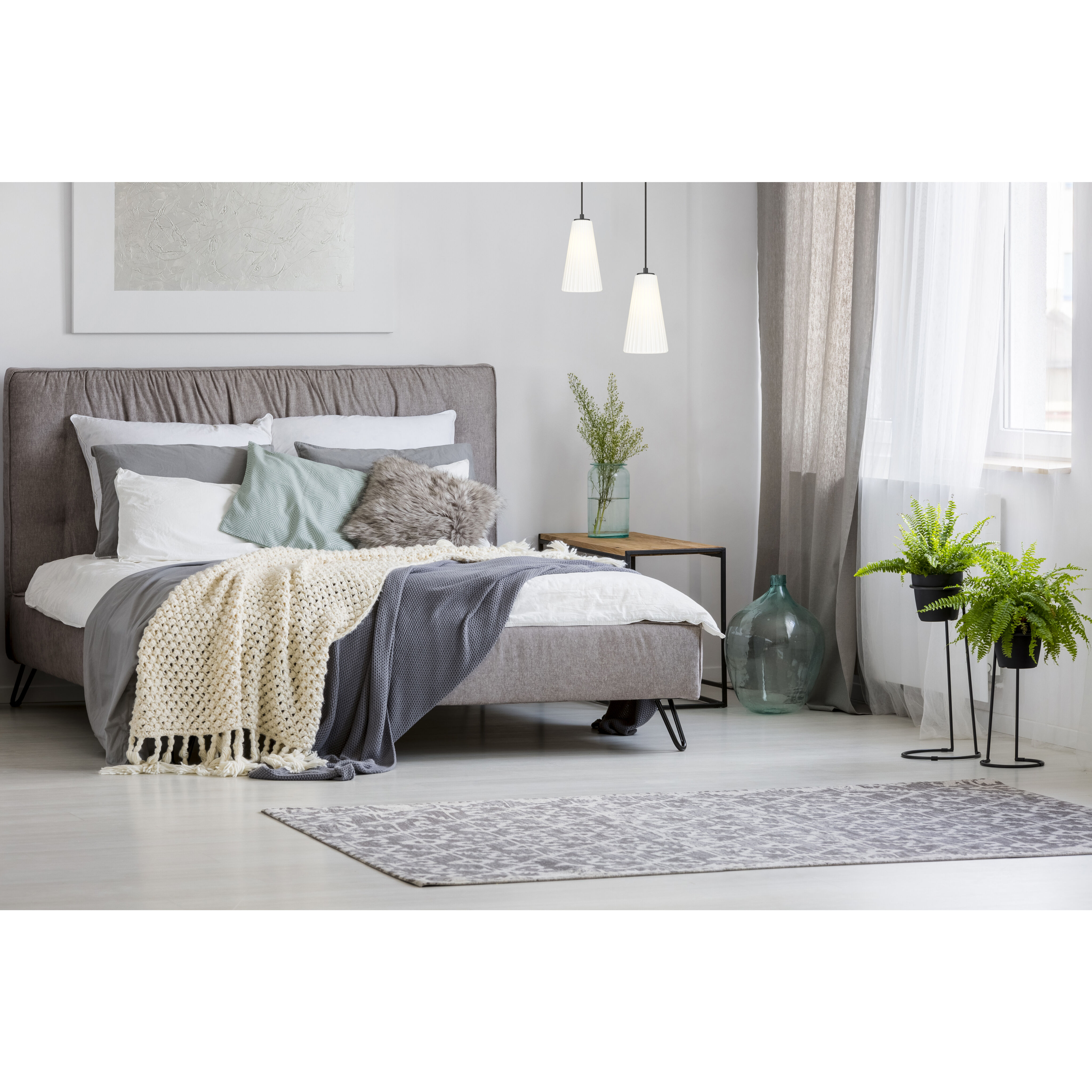 Farrell 1 Light 6 inch Matte Black Pendant Ceiling Light