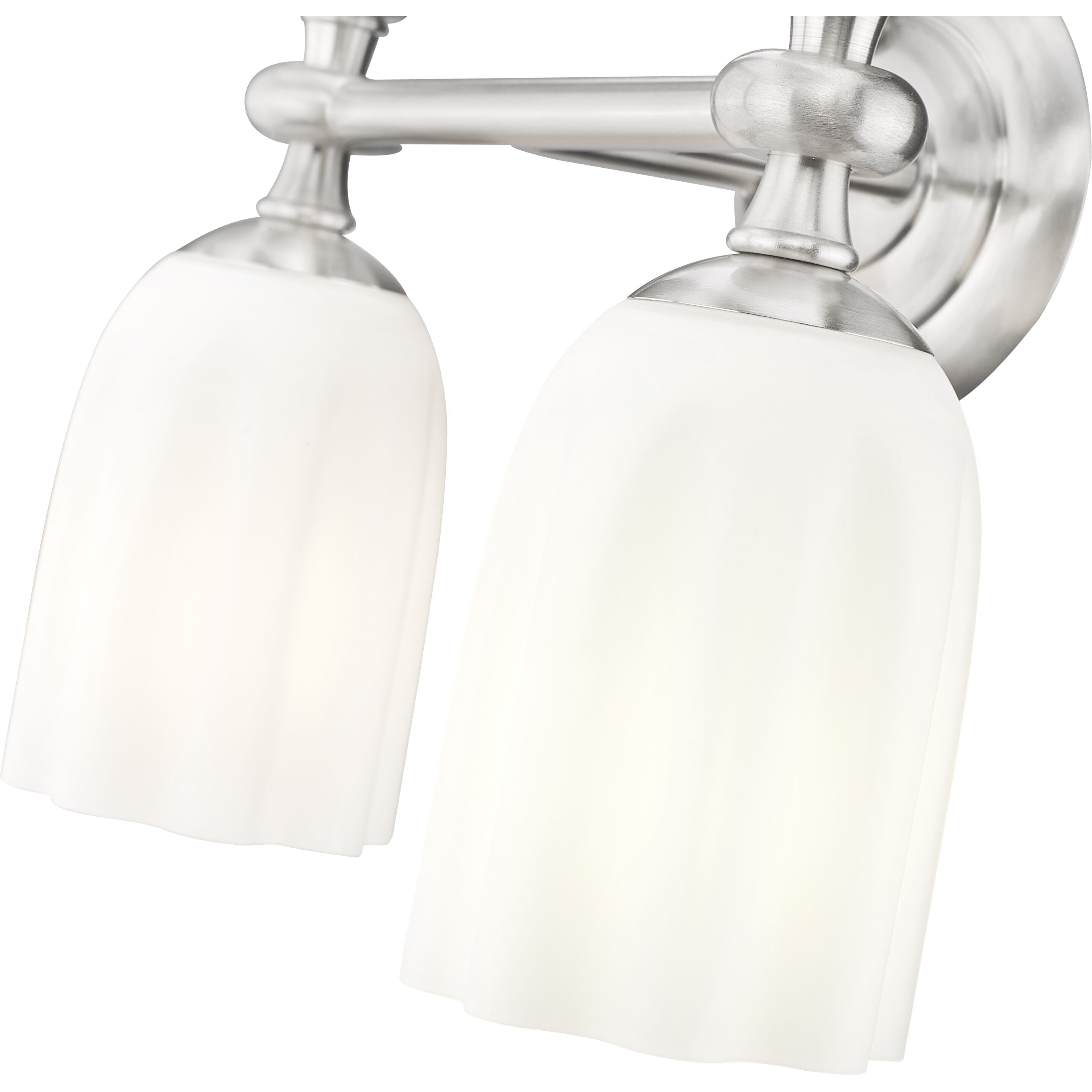 Orion 2 Light 13.75 inch Brushed Nickel Bath Vanity Light Wall Light