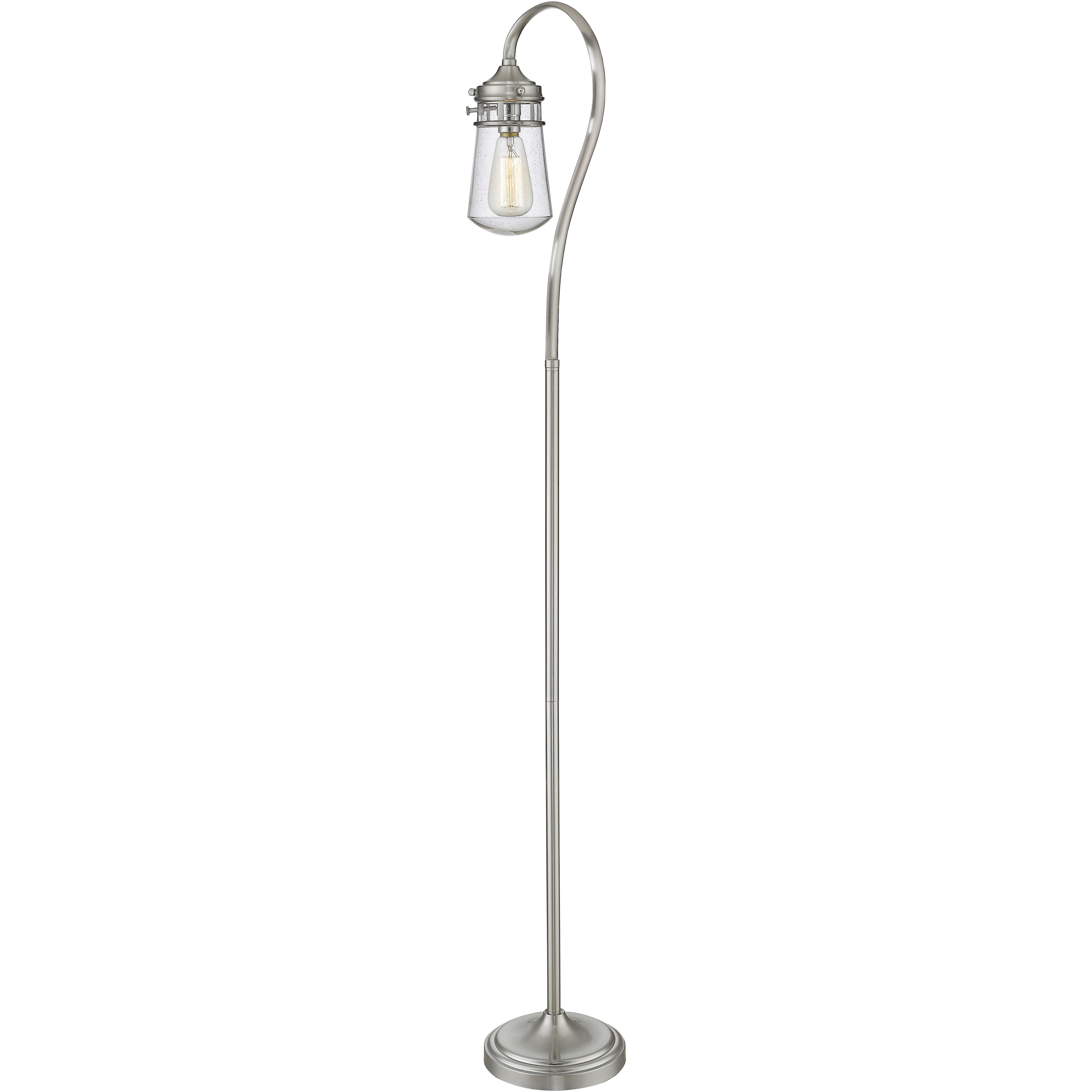 Celeste 58.25 inch 60 watt Brushed Nickel Floor Lamp Portable Light