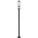 Sana 3 Light 100.25 inch Black Outdoor Post Mounted Fixture