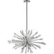 Soleia 8 Light 31.5 inch Chrome Chandelier Ceiling Light in 17