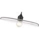 Paloma 1 Light 24 inch Matte Black Pendant Ceiling Light