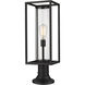 Dunbroch 1 Light 23.75 inch Black Outdoor Pier Mounted Fixture