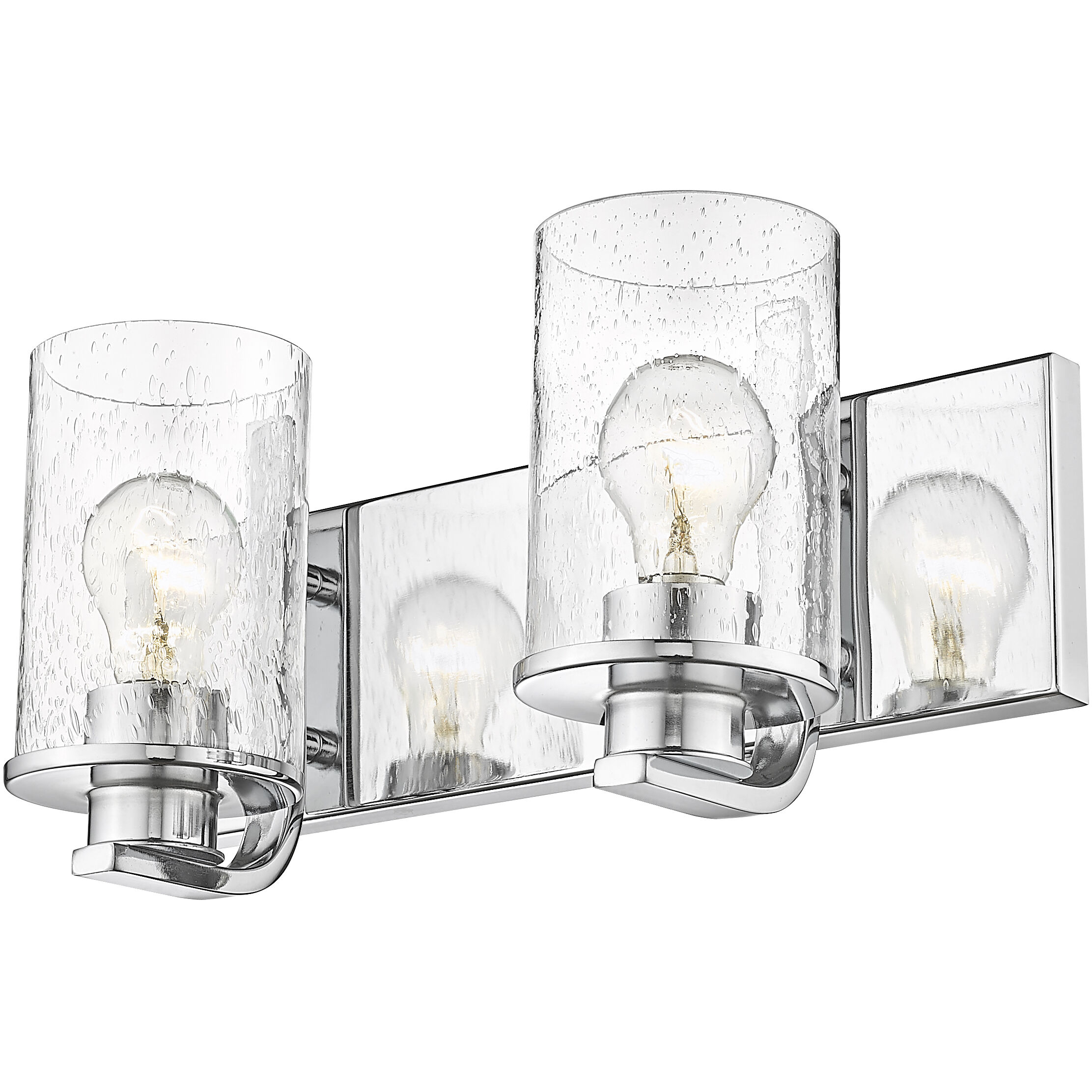 Beckett 2 Light 16 inch Chrome Vanity Wall Light