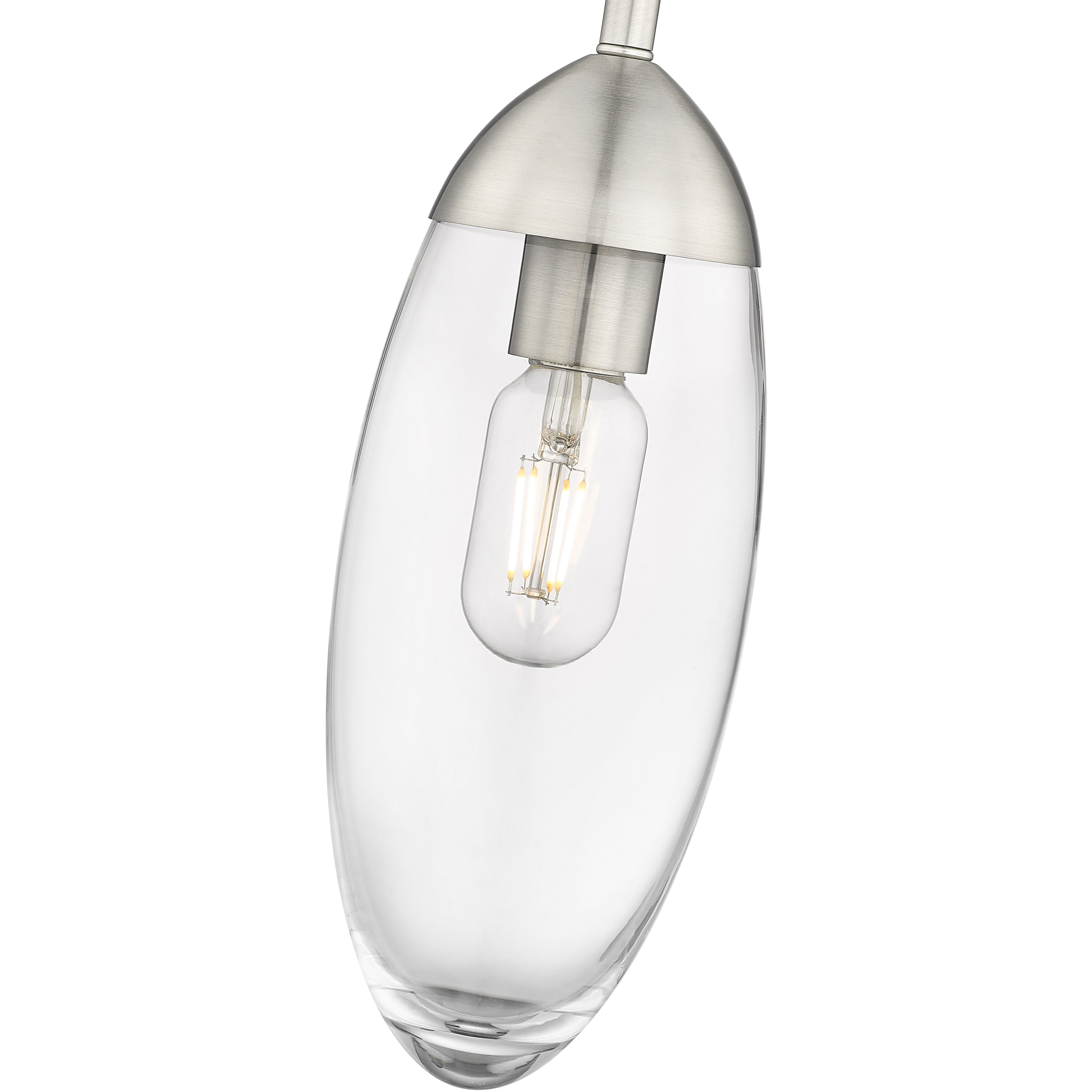 Arden 1 Light 4.5 inch Brushed Nickel Pendant Ceiling Light