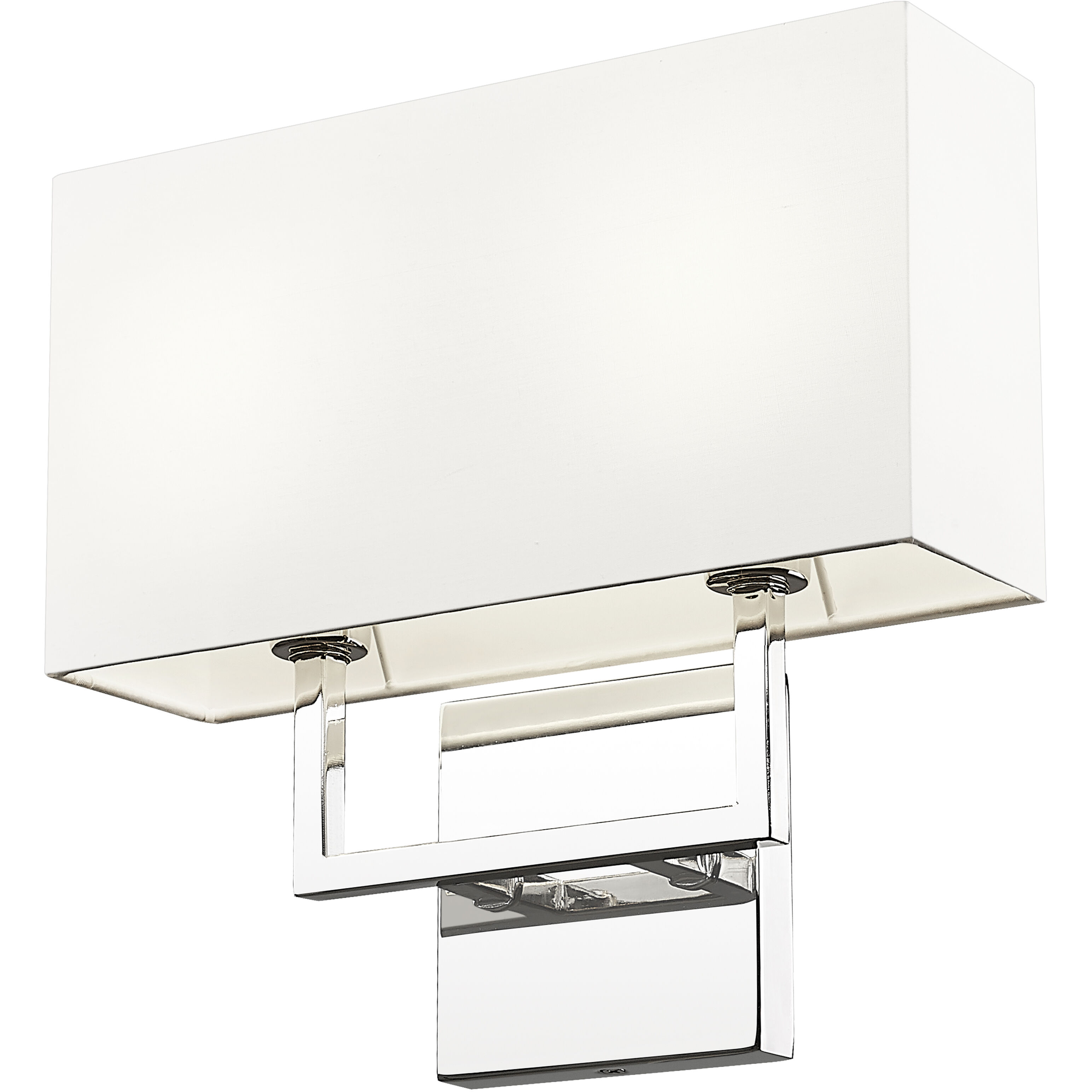 Saxon Wall Sconce Wall Light in Polished Nickel