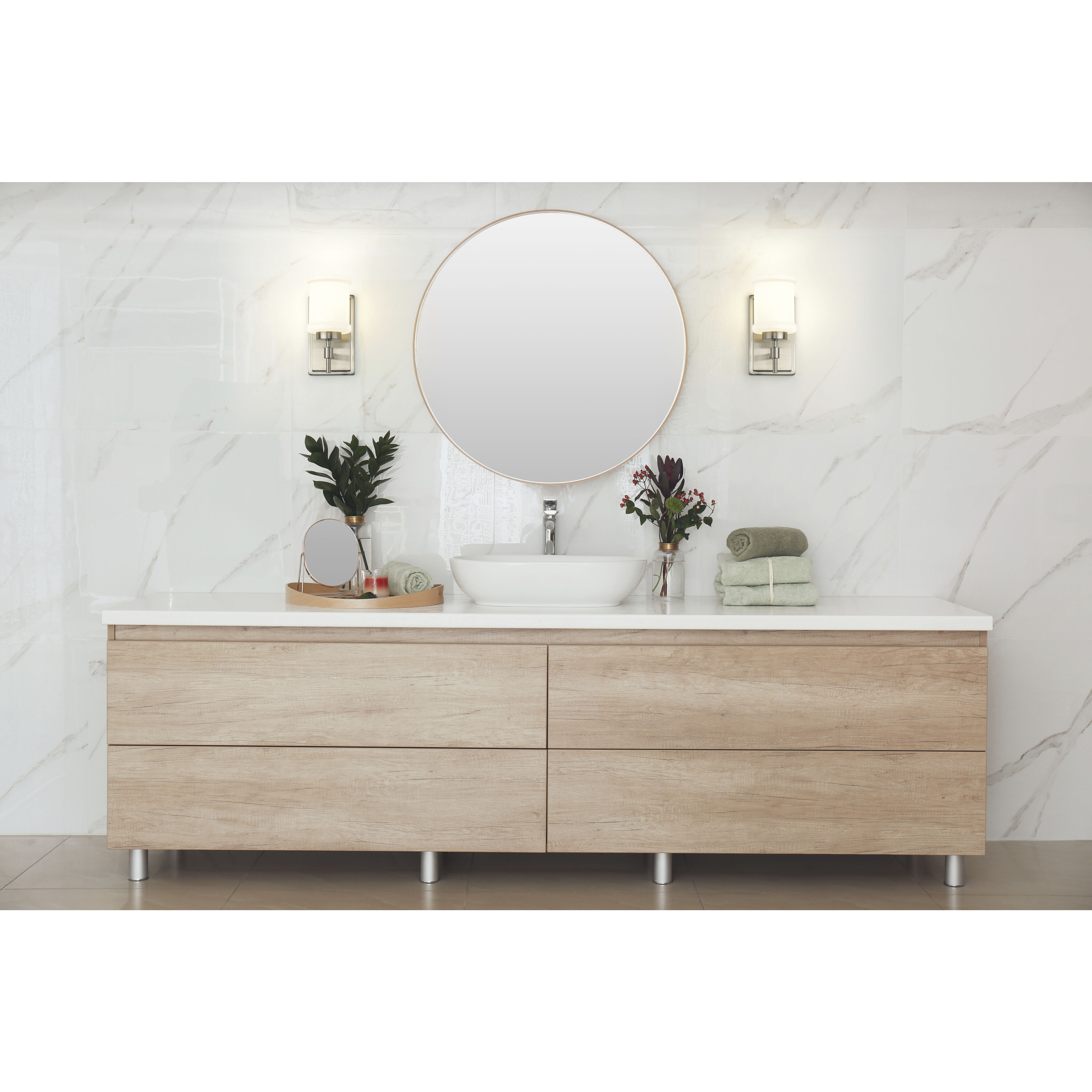 Cadoc 1 Light 4.5 inch Brushed Nickel Wall Sconce Wall Light