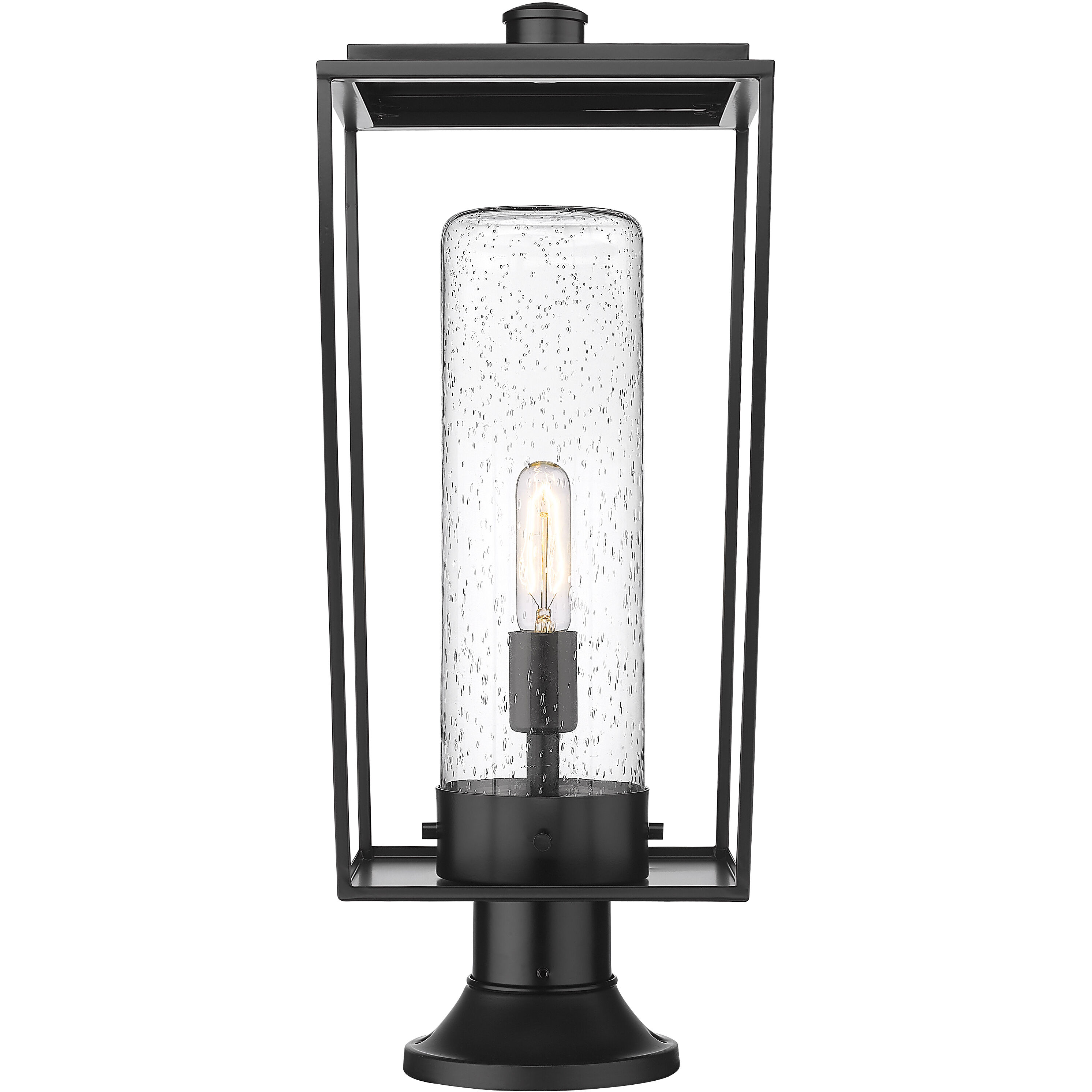 Sheridan 1 Light 24.5 inch Black Outdoor Pier Mounted Fixture