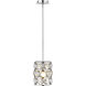 Eternity 1 Light 9 inch Chrome Pendant Ceiling Light