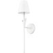 Claudelle Wall Sconce Wall Light in Textured White