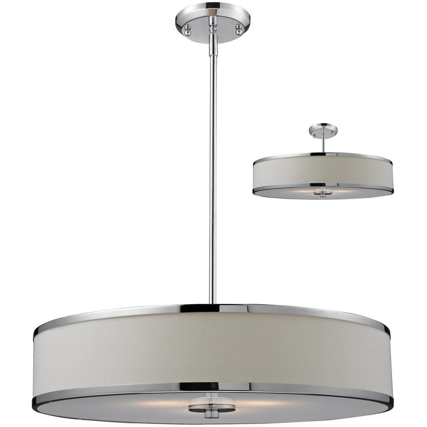 Cameo 3 Light 23.63 inch Chrome Pendant Ceiling Light