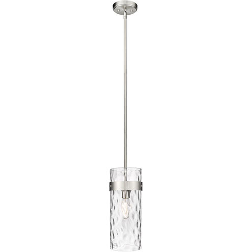 Fontaine 1 Light 6.25 inch Brushed Nickel Pendant Ceiling Light