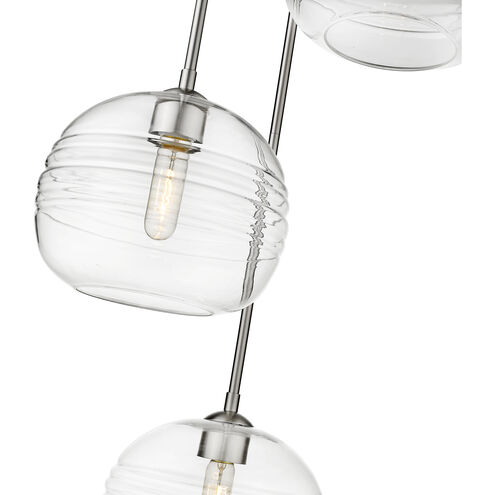 Harmony 3 Light 20 inch Brushed Nickel Chandelier Ceiling Light