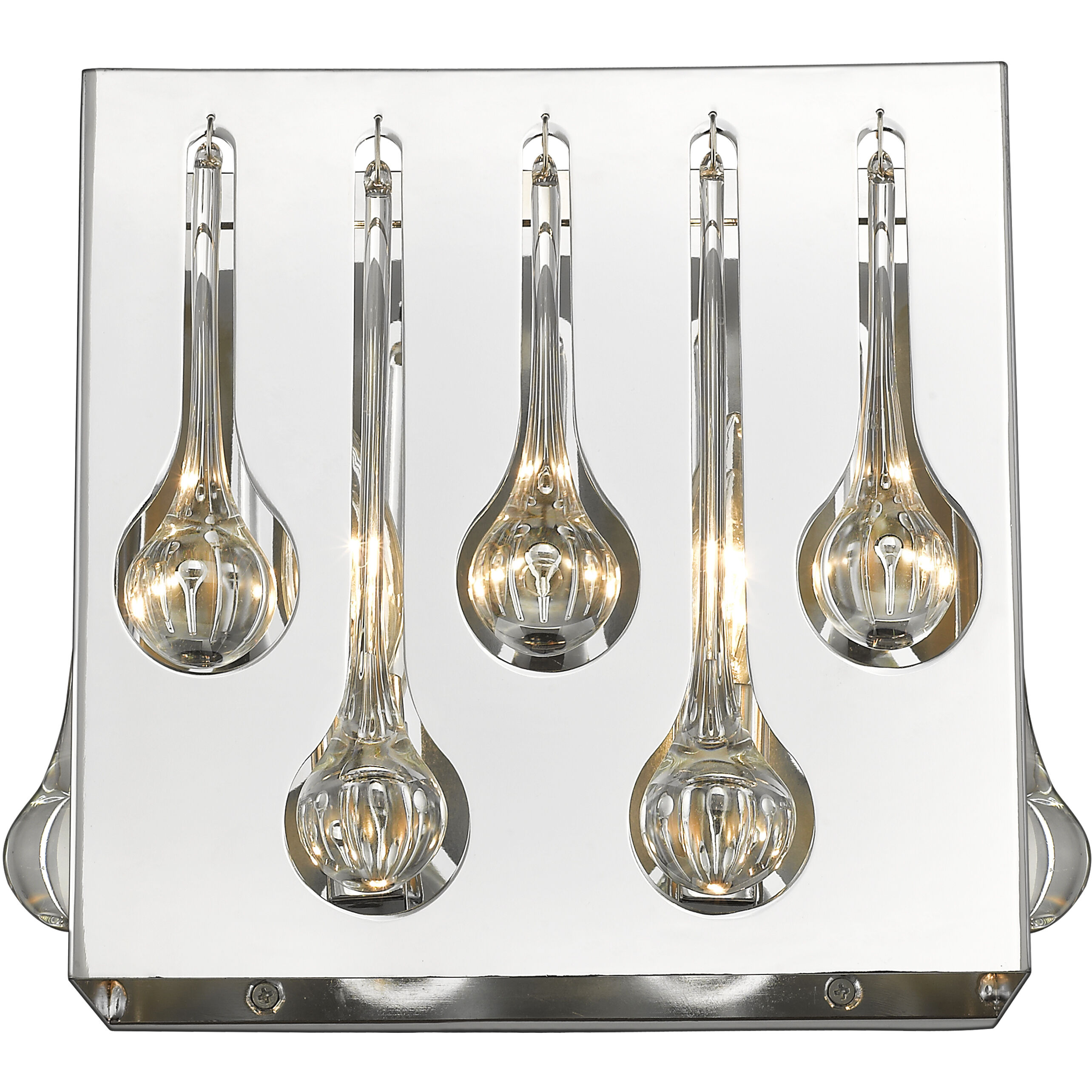 Oberon 2 Light 9 inch Chrome Wall Sconce Wall Light